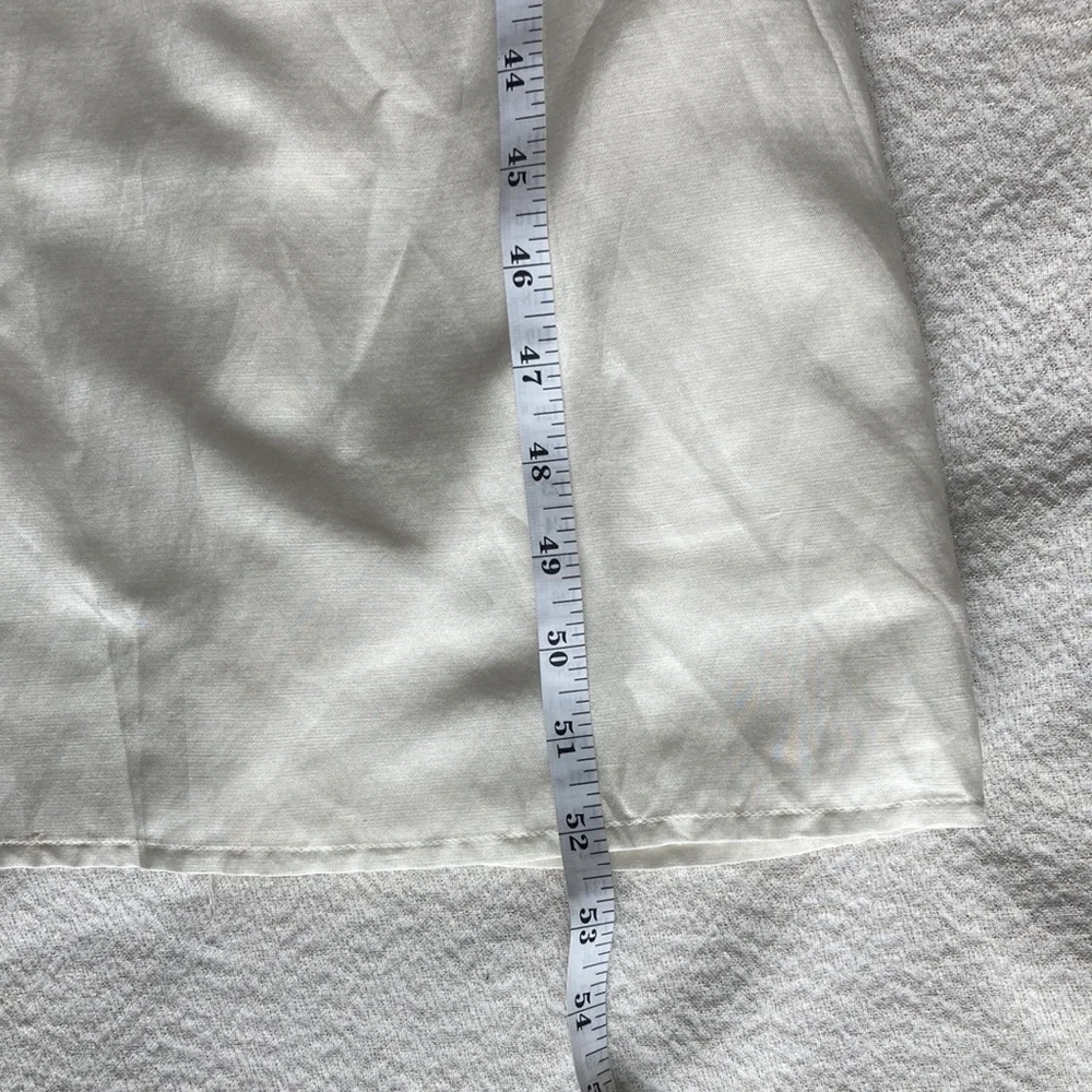 Lonely Off-white Strap Tie back Midi Dress Size 8 - Picture 8 of 11
